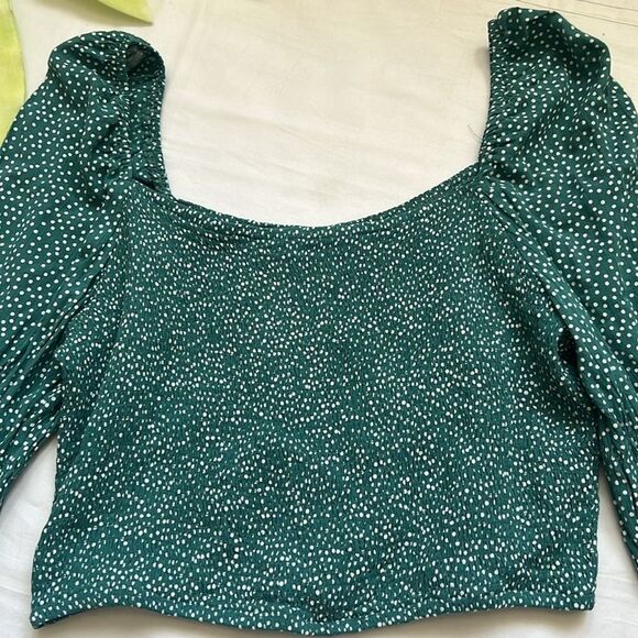 NWT Francesca’s Collection Crop Boho Top - Picture 3 of 7
